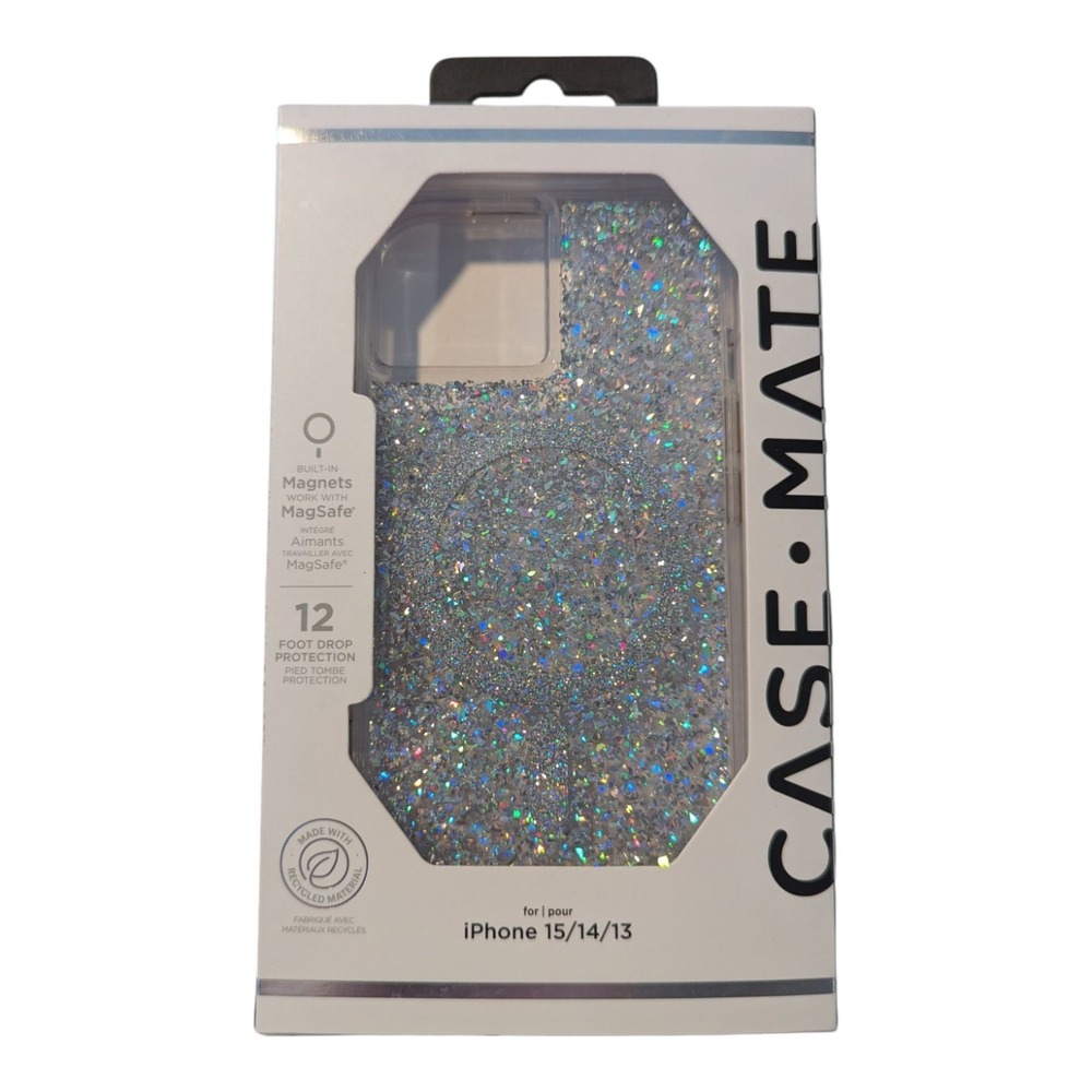 K8. Case-Mate Twinkle Disco with MagSafe Case For Apple iPhone 15 / 14 / 13